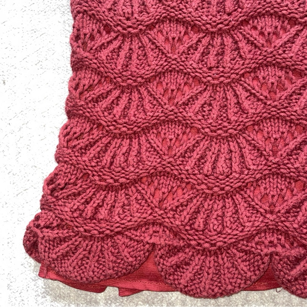 Vivienne Tam Vintage Skirt Women’s Medium Red Brown Lined Y2K Purple Label - Picture 5 of 10